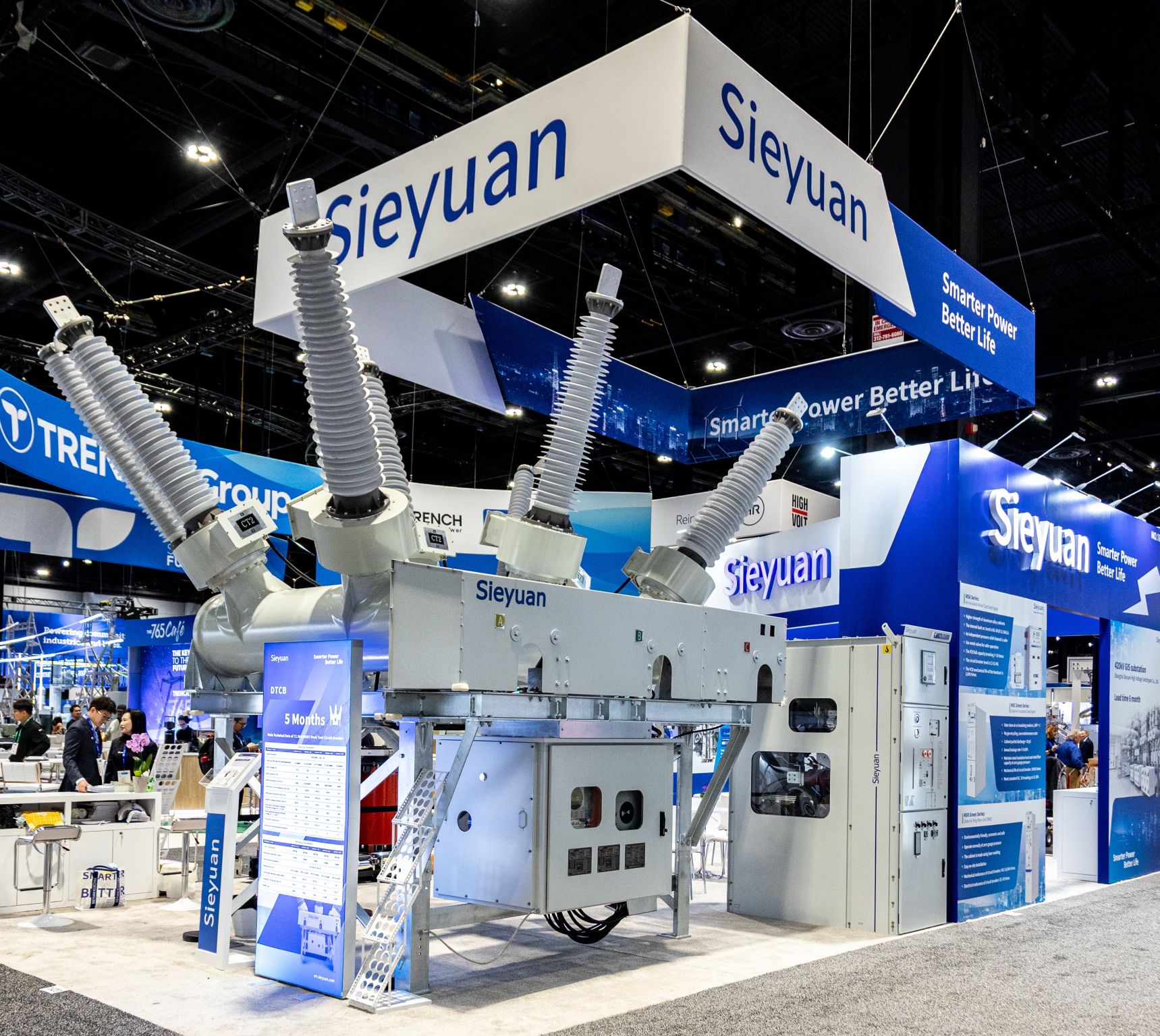 Stand Sieyuan avec un disjoncteur &agrave; cuve mise &agrave; la terre &agrave; l'IEEE PES T&D 2026 &agrave; Chicago