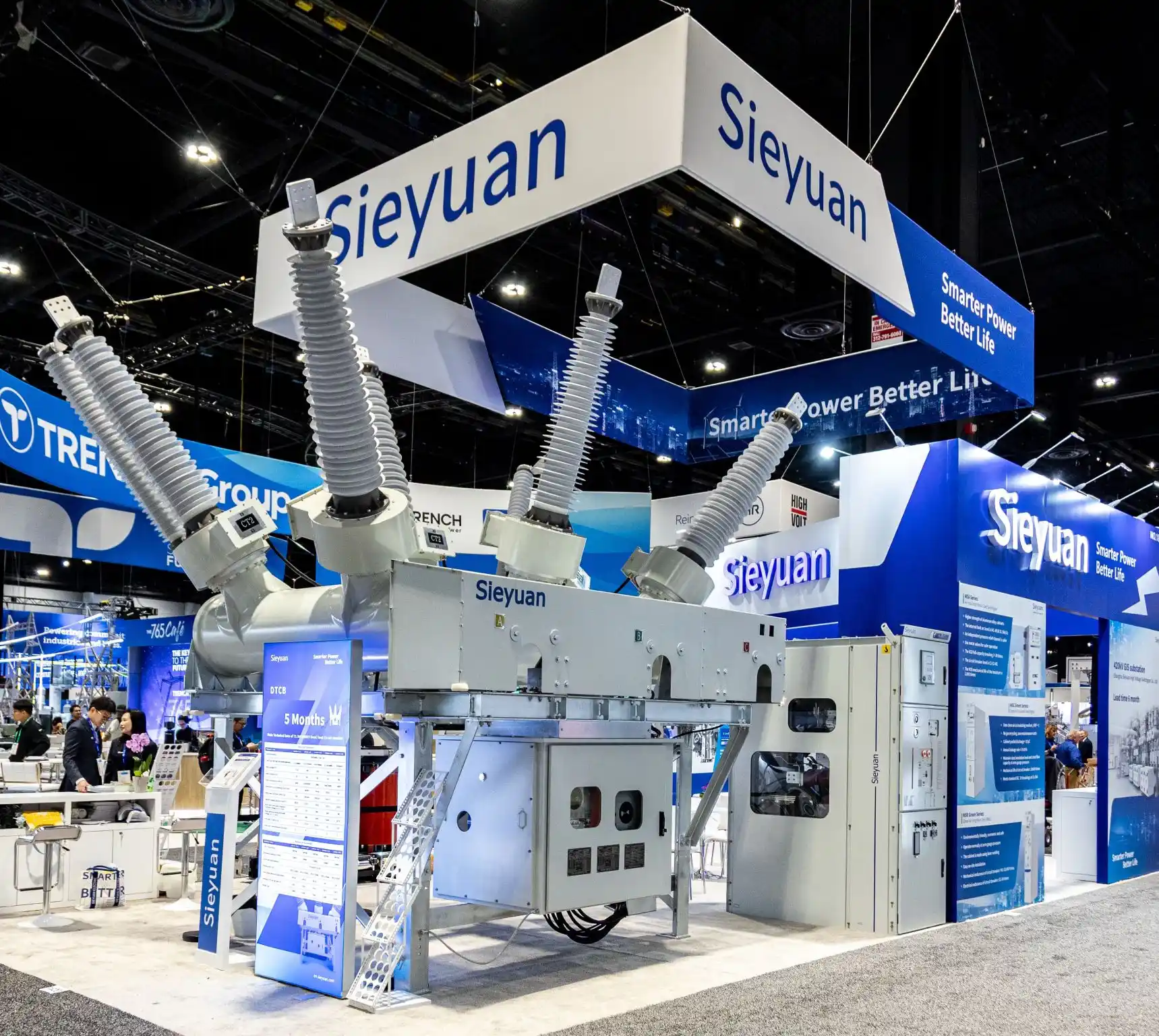 Stand Sieyuan avec un disjoncteur à cuve mise à la terre à l'IEEE PES T&D 2026 à Chicago