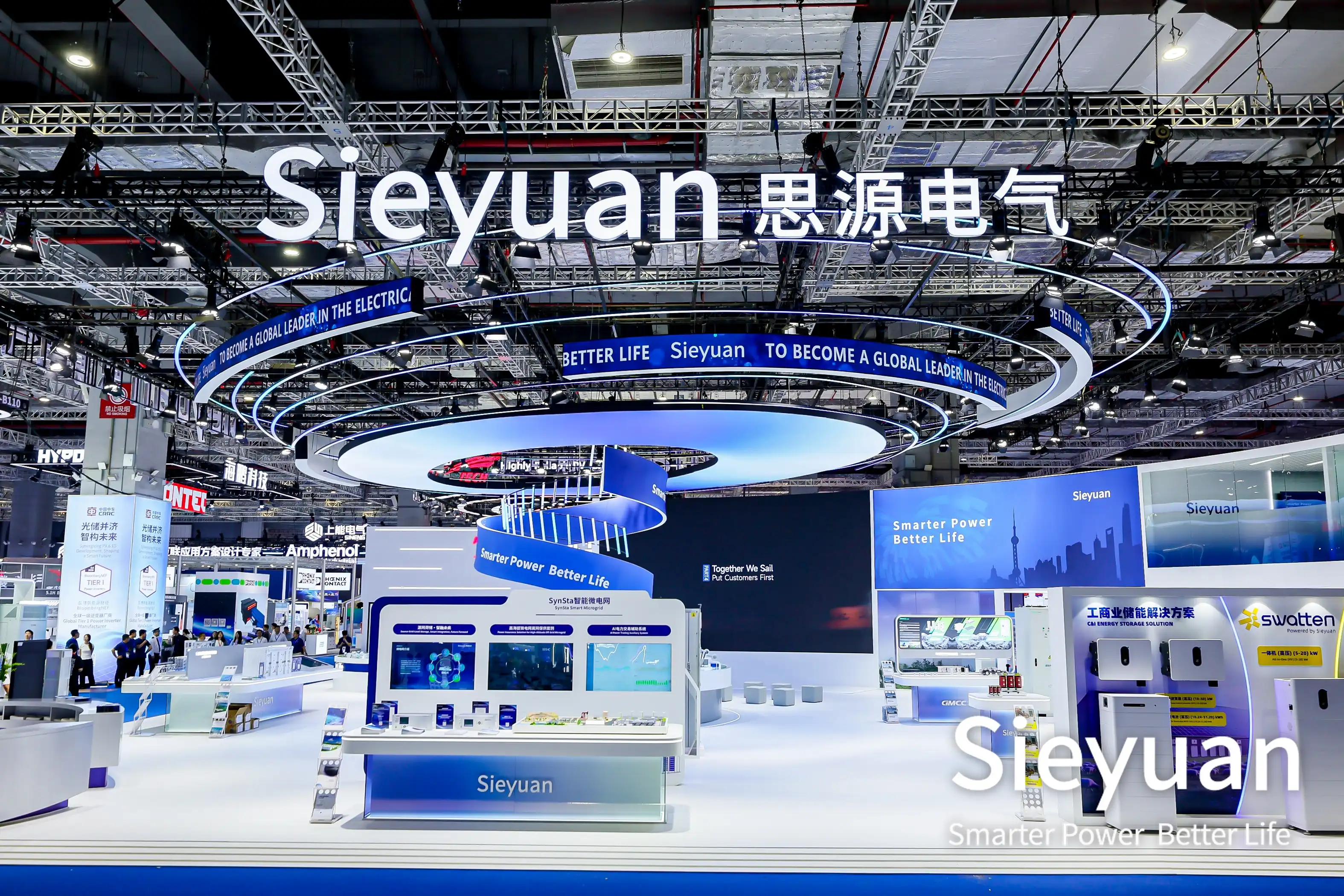 Stand Sieyuan au salon SNEC
