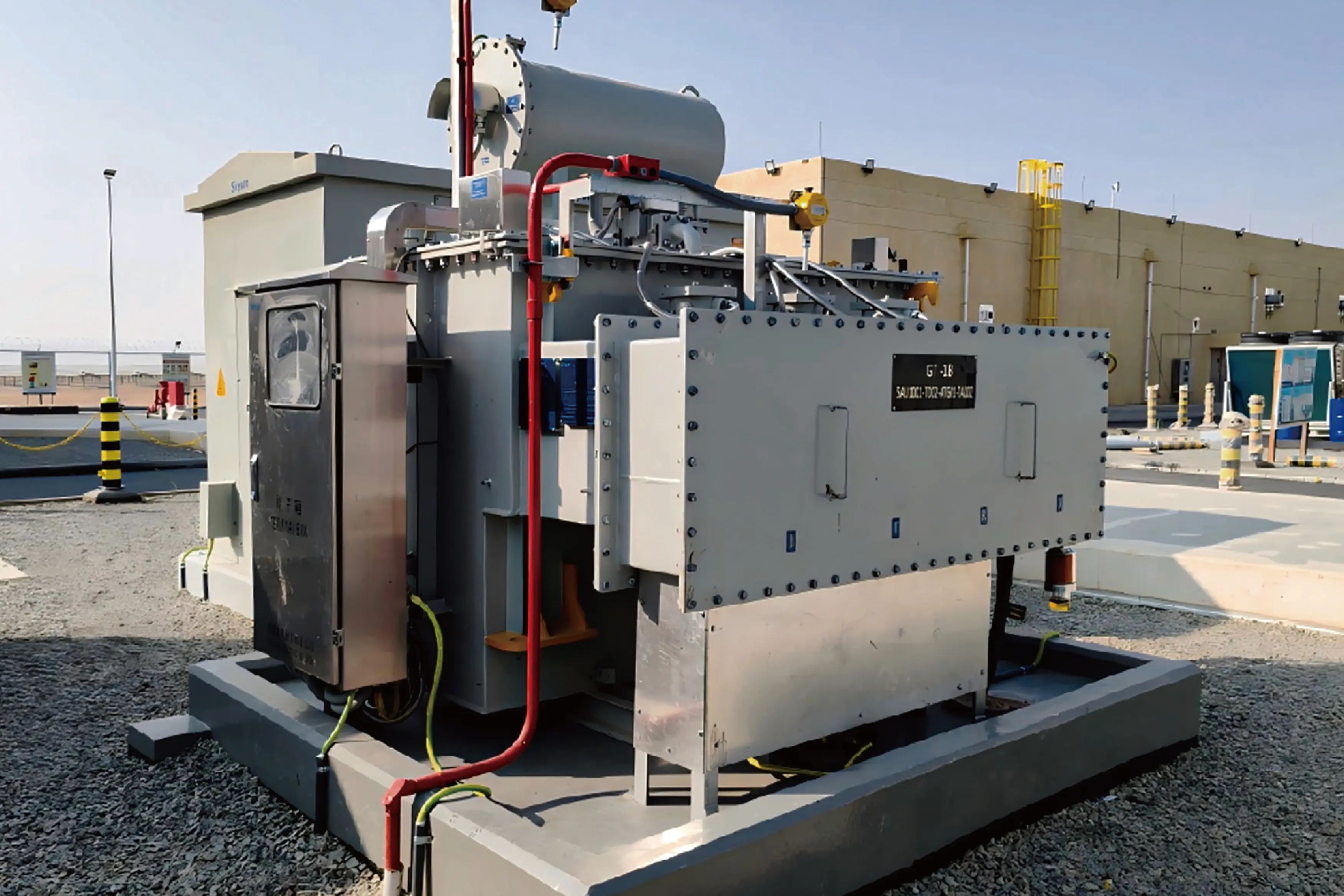 Transformateur de mise à la terre et résistance de mise à la terre du neutre 33 kV de Sieyuan dans une centrale renouvelable saoudienne