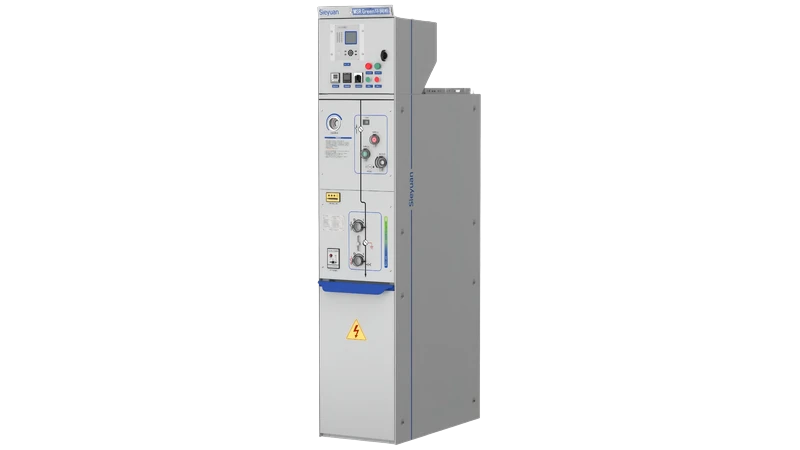 Cellule compacte de distribution &agrave; isolation gazeuse sans SF₆ Sieyuan &mdash; photo du produit, 24 kV (simple V).