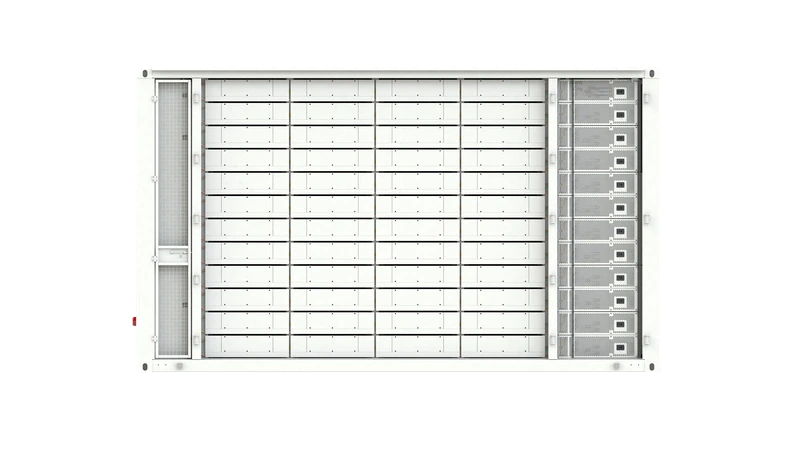 Syst&egrave;me de stockage d'&eacute;nergie &agrave; supercondensateurs esGrid &agrave; l'&eacute;chelle r&eacute;seau Sieyuan &mdash; photo du produit.