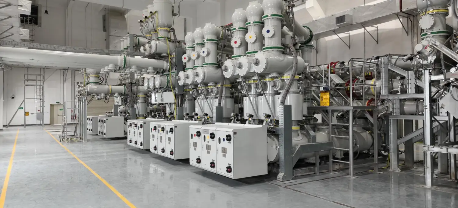 Appareillage à isolation gazeuse 420 kV Sieyuan au poste principal d'une usine de polysilicium à Oman