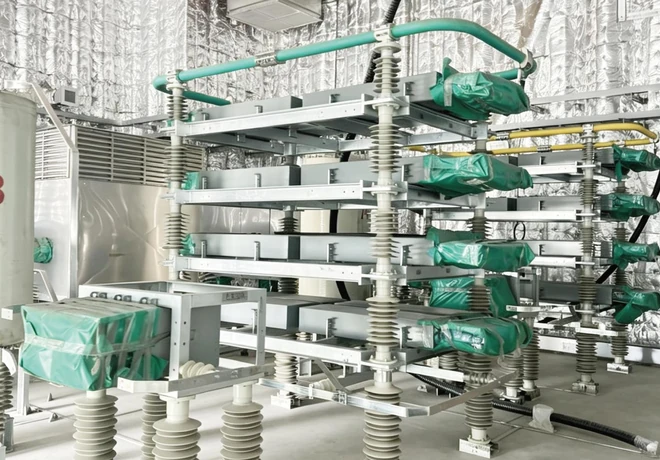 &Eacute;quipements de la plateforme de conversion VSC-HVDC du projet &eacute;olien en mer de Yangjiang Sanshandao